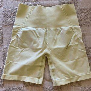 Oner Active Light Yellow Athletic Shorts